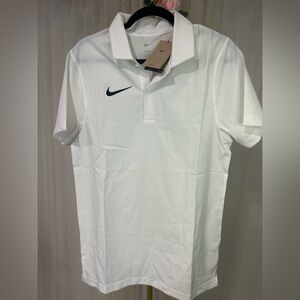 Nike Dri-Fit Polo Shirt White Men’s Small NWT Golf Tennis Athletic